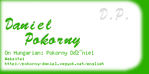 daniel pokorny business card